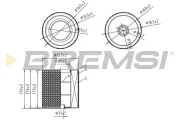 Luftfilter BREMSI FA2402