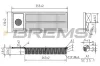 Luftfilter BREMSI FA2409