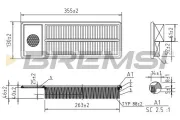 Luftfilter BREMSI FA2409
