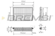 Luftfilter BREMSI FA2532
