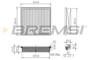Luftfilter BREMSI FA2581
