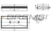 Luftfilter BREMSI FA2883