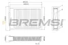 Filter, Innenraumluft BREMSI FC0077C