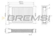 Filter, Innenraumluft BREMSI FC0077