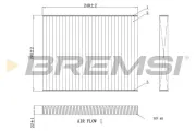 Filter, Innenraumluft BREMSI FC0081