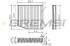 Filter, Innenraumluft BREMSI FC0087