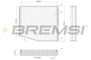 Filter, Innenraumluft BREMSI FC0106A