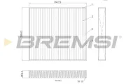Filter, Innenraumluft BREMSI FC0177C