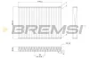 Filter, Innenraumluft BREMSI FC0181