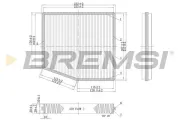 Filter, Innenraumluft BREMSI FC0187C