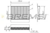 Filter, Innenraumluft BREMSI FC0197A