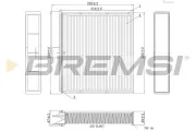 Filter, Innenraumluft BREMSI FC0401