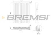 Filter, Innenraumluft BREMSI FC0424C