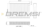 Filter, Innenraumluft BREMSI FC0432C