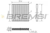 Filter, Innenraumluft BREMSI FC0439A