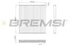 Filter, Innenraumluft BREMSI FC0445A