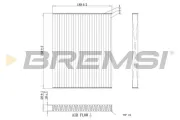 Filter, Innenraumluft BREMSI FC0451A