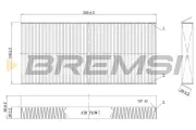 Filter, Innenraumluft BREMSI FC0480C
