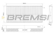 Filter, Innenraumluft BREMSI FC0480
