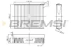 Filter, Innenraumluft BREMSI FC0490C