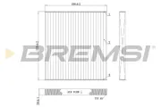 Filter, Innenraumluft BREMSI FC0498