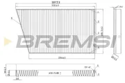 Filter, Innenraumluft BREMSI FC0502