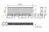 Filter, Innenraumluft BREMSI FC0852