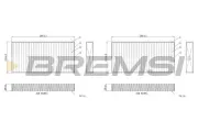 Filter, Innenraumluft BREMSI FC0859