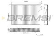 Filter, Innenraumluft BREMSI FC0871A