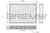 Filter, Innenraumluft BREMSI FC0871C