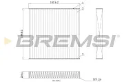Filter, Innenraumluft BREMSI FC0892C