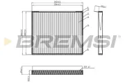 Filter, Innenraumluft BREMSI FC0917