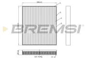 Filter, Innenraumluft BREMSI FC0920