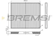 Filter, Innenraumluft BREMSI FC0921