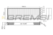 Filter, Innenraumluft BREMSI FC0925C