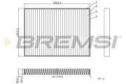 Filter, Innenraumluft BREMSI FC0936C