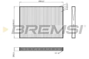Filter, Innenraumluft BREMSI FC0936