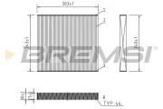 Filter, Innenraumluft BREMSI FC0941A