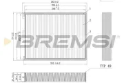 Filter, Innenraumluft BREMSI FC0990