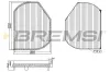 Filter, Innenraumluft BREMSI FC1331