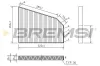 Filter, Innenraumluft BREMSI FC2530A