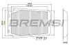 Filter, Innenraumluft BREMSI FC2595