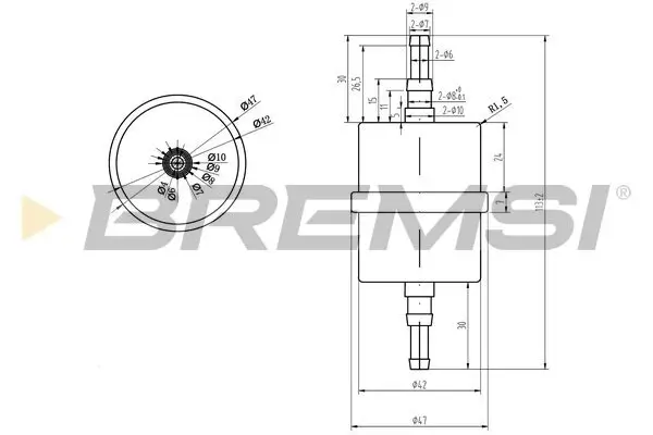 Kraftstofffilter BREMSI FE0035