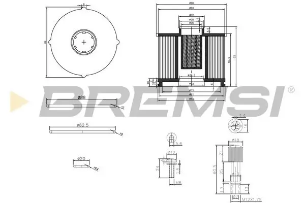 Kraftstofffilter BREMSI FE0040