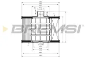 Kraftstofffilter BREMSI FE0041