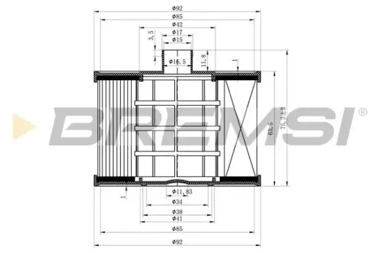 Kraftstofffilter BREMSI FE0041 Bild Kraftstofffilter BREMSI FE0041