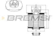 Kraftstofffilter BREMSI FE0042