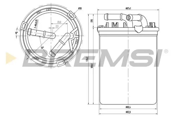 Kraftstofffilter BREMSI FE0043