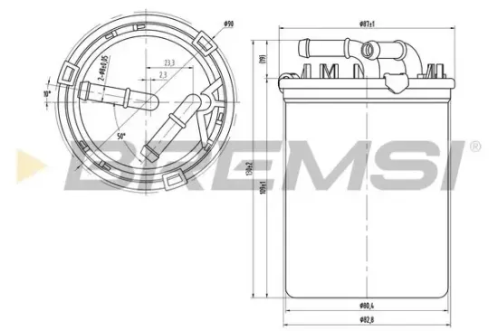 Kraftstofffilter BREMSI FE0043 Bild Kraftstofffilter BREMSI FE0043