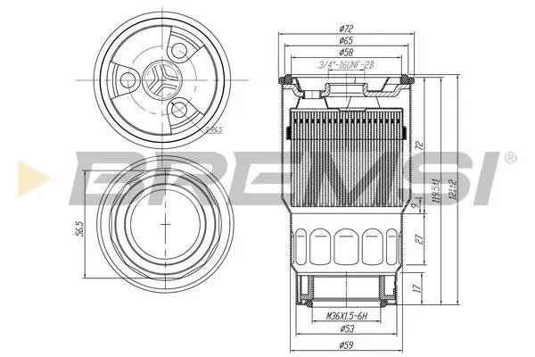 Kraftstofffilter BREMSI FE0046